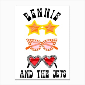 Bennie And The Jets, Elton John Canvas Print