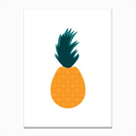 Geometric Pineapple Canvas Print