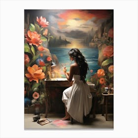 'Painting' Canvas Print