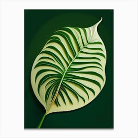 Cardamom Leaf Vibrant Inspired Canvas Print