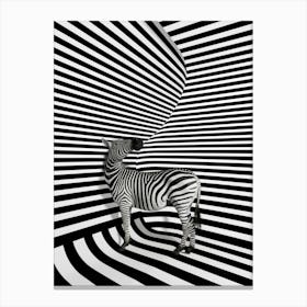 Zebra Canvas Print