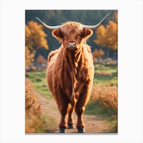 Highland Cow 26 Canvas Print