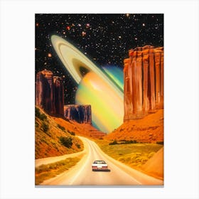 Road Trip to Saturn Canvas Print