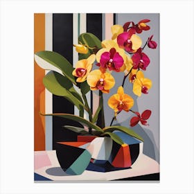 Phalaenopsis Orchids Abstract 2 Canvas Print