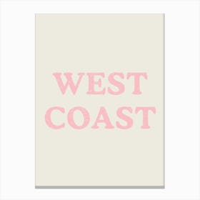 West Coast Pink 2 Leinwandbild