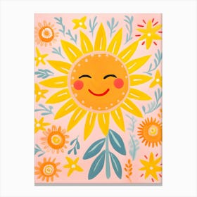 Happy Sun 5 Canvas Print