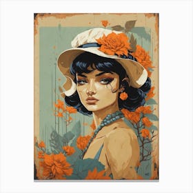 Flower Girl Canvas Print