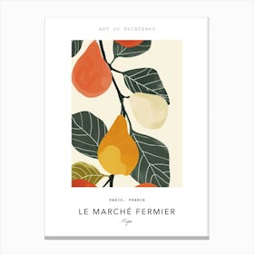 Figs Le Marche Fermier Poster 4 Canvas Print