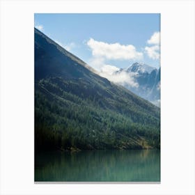 Mountain Lake Footage Canvas Print