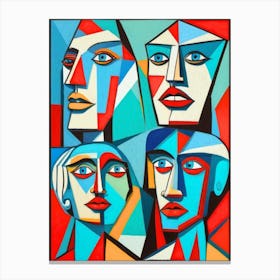 Multiple personalities Canvas Print