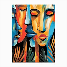 Three Faces 13 Canvas Print