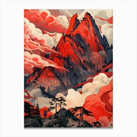 Red Mountain Canvas Print