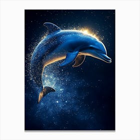 Dolphin In Space Stampe su tela