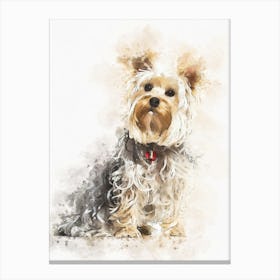 Yorkshire Terrier Dog Canvas Print