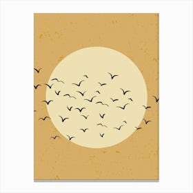 Flock Of Birds Canvas Print