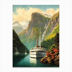 Welcome to Norway Canvas Print
