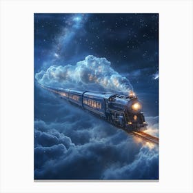 Train In The Sky 1 Canvas Print