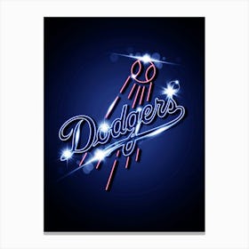 Los Angeles Dodgers Logo Canvas Print