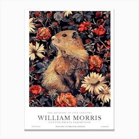 William Morris Exhibition Animals Series 28 Canvas Print