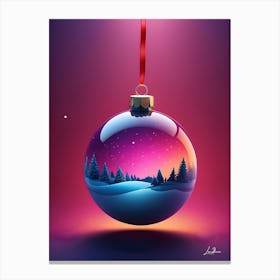 Christmas Ball Fantasy Canvas Print