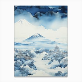 Mount Fuji's Skyline Splendor Canvas Print