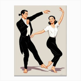 Ballet Dancers Canvas Print