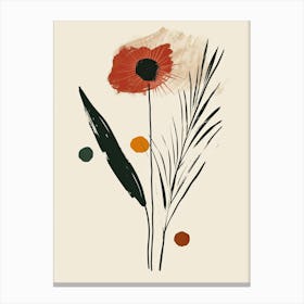 Retro Luxe Mid Century Style Canvas Print