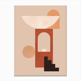 Architectural geometric shapes 13 Canvas Print