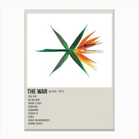 The War By Exo 2017 Poster Canvas Print