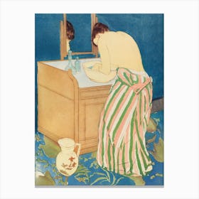 Woman Bathing (1890–1891), Mary Cassatt Canvas Print