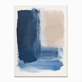 Blue And Tan Canvas Print