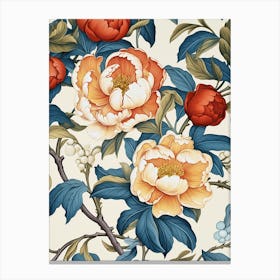 Floral Wallpaper 54 Canvas Print