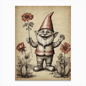 Gnome Canvas Print