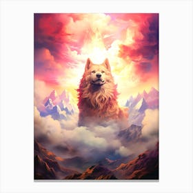 Dog In The Sky Canvas Print