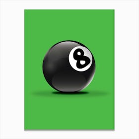 Billiard Ball Canvas Print