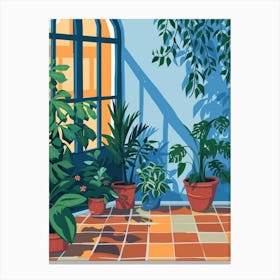 Room With Plants 8 Canvas Print