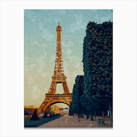 Tour Eiffel Canvas Print