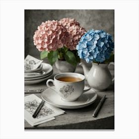 Hydrangeas 1 Canvas Print