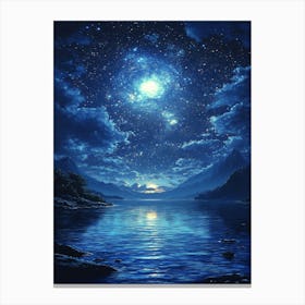 Sky At Night Canvas Print