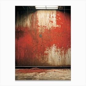 Corrupted Yet Captivating Landscape The Ground Comprised Of Coarse Grit With The Distinction Of Ea (1) Canvas Print