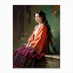 Chinese Girl 5 Canvas Print