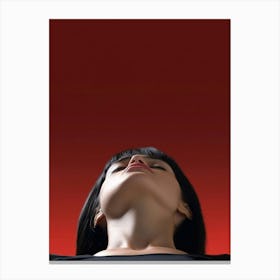 Woman With Black Hair 1 Canvas Print