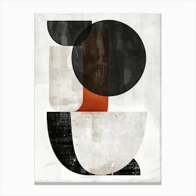 Santiago Stone Park Bauhaus Minimalist Canvas Print