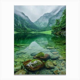 Lake In The Mountains 2 Canvas Print