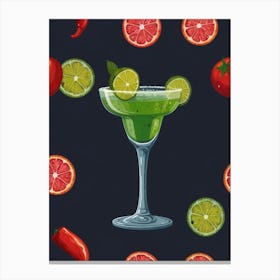 Margarita Cocktail 1 Canvas Print