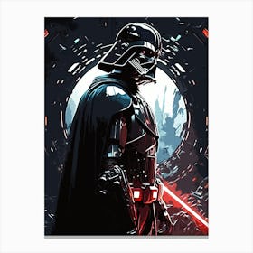 Star Wars movie Darth Vader Canvas Print
