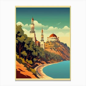 Ortaky Mosque Art Deco 1 Canvas Print