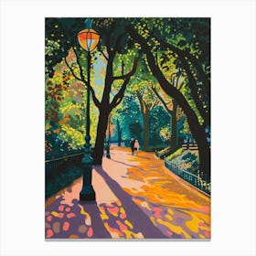 Hyde Park London Parks Garden 2 Painting Canvas Print