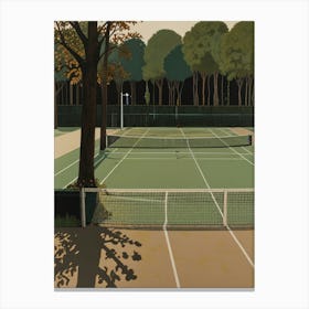 Tennis Court 1 Canvas Print