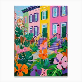 Charleston Houses Canvas Print